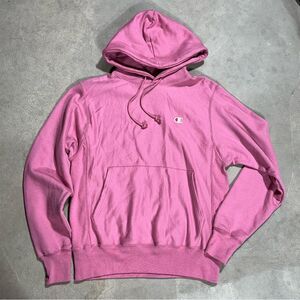 Champion Reverse Weave Pink Hoodie Men’s Size Small